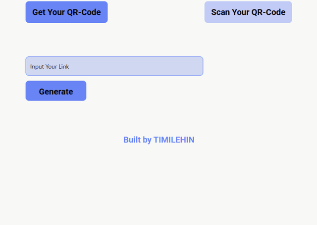web app project by Timilehin | web developer
