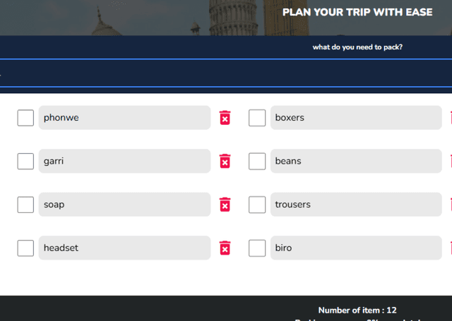 web app project by Timilehin | web developer
